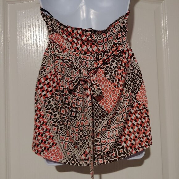 Rampage Floral Halter Top Y2K Coquette Indie Sleaze Whimsy L - Picture 5 of 8